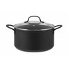 Pillovuyt gourmet arc pentola con coperchio di vetro Ø 20 cm, nero