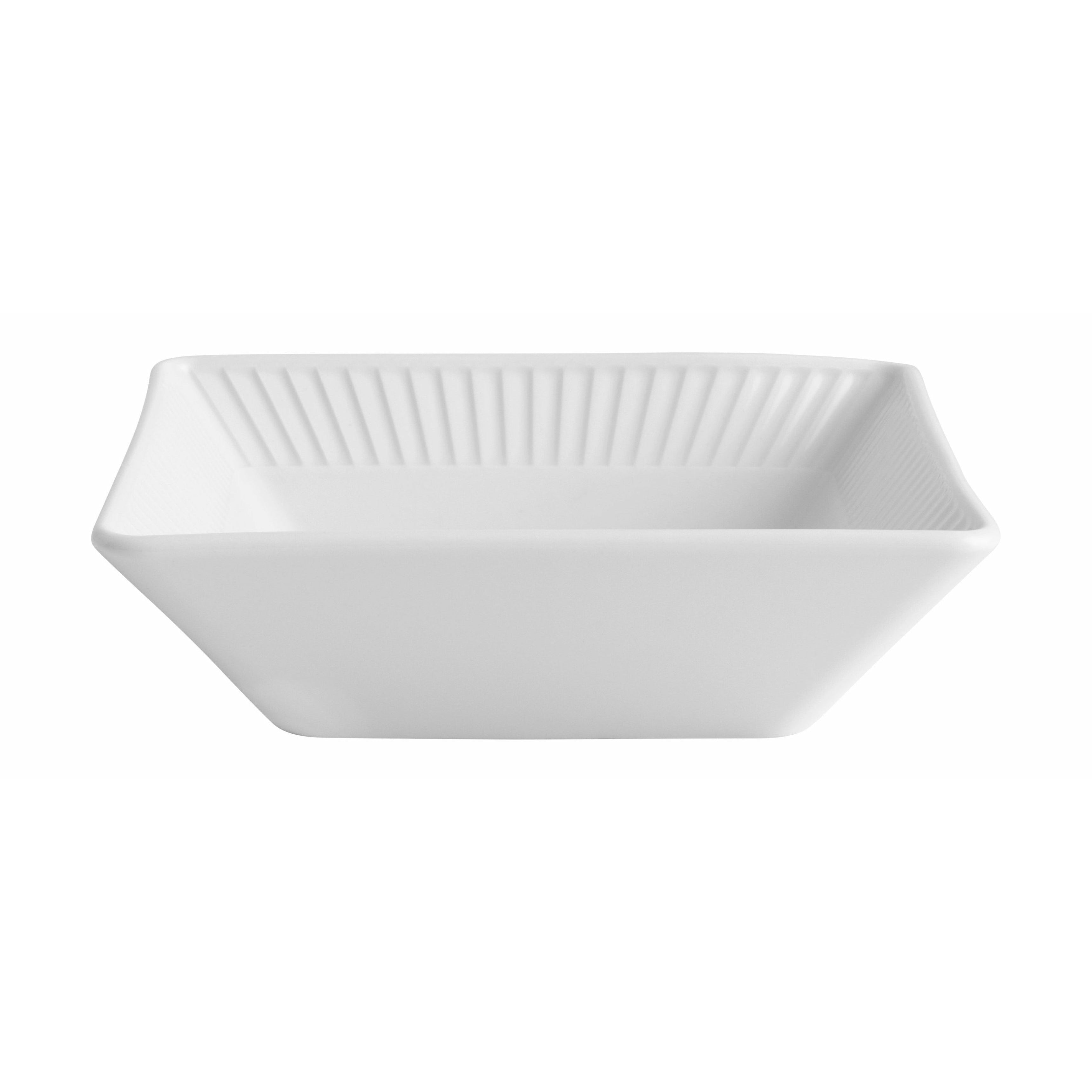 Pillivuyt Plissé Square Bowl, 14cm