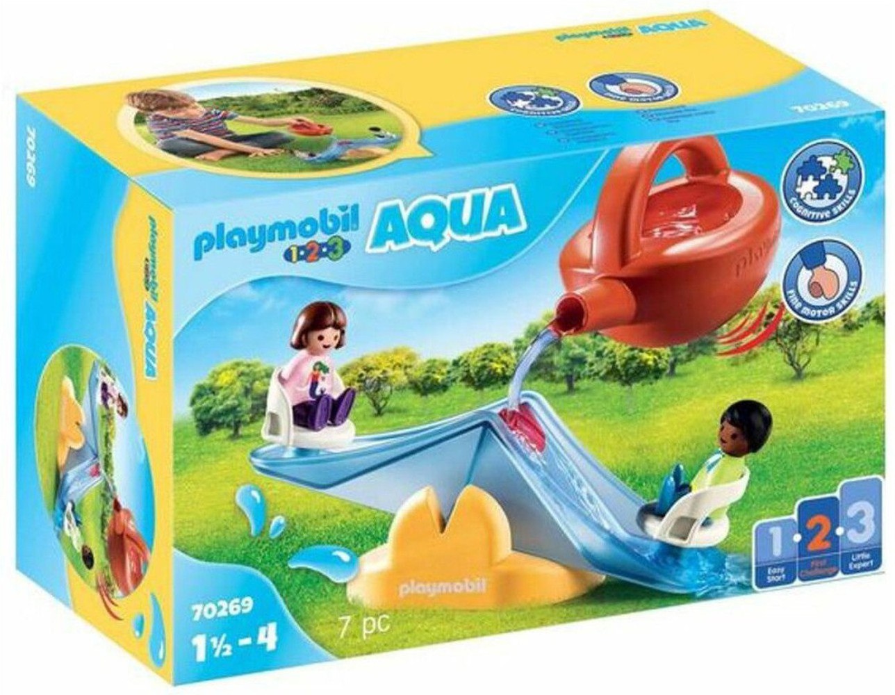 Speelset 1,2,3 Waterrocker met Sprinkler Playmobil 70269 (7 pc's)