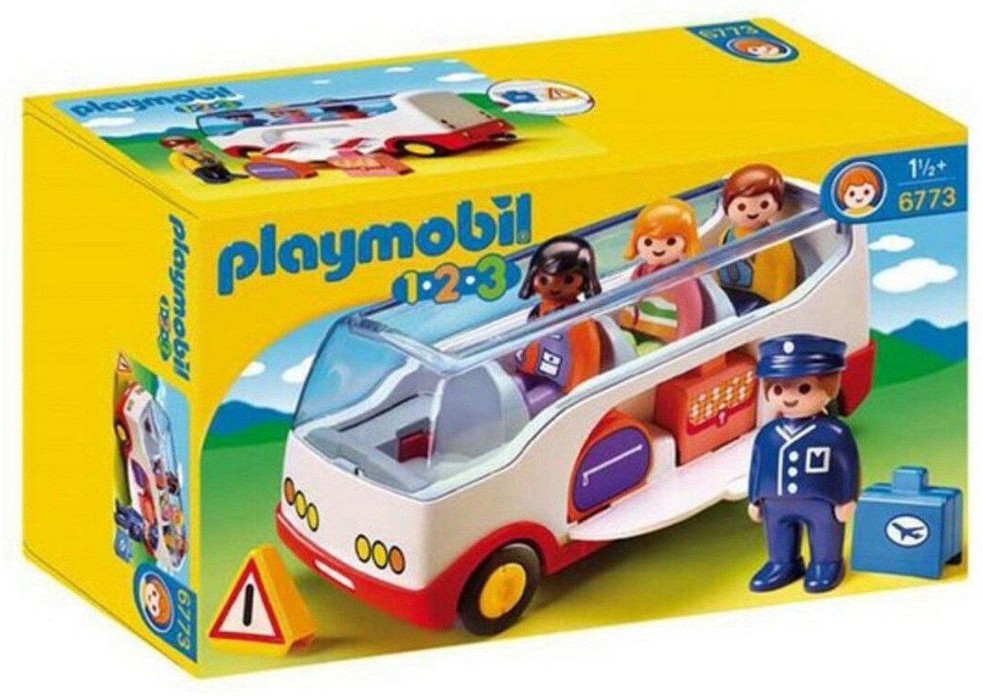 PlaySet 1.2.3 Bussplaymobil 6773 White