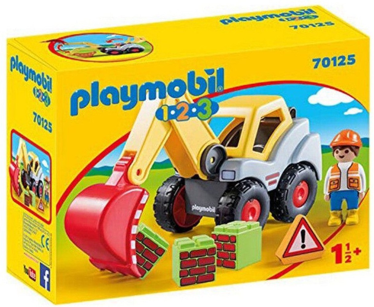 PLAYSET 1.2.3建筑Playmobil 70125（6个PC）