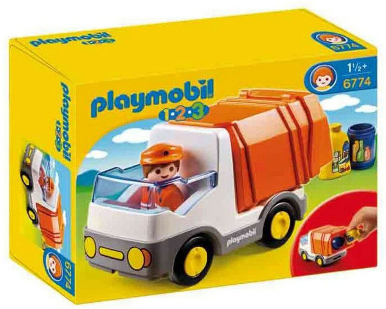 PlaySet PlayMobil 1,2,3 roskakori 6774