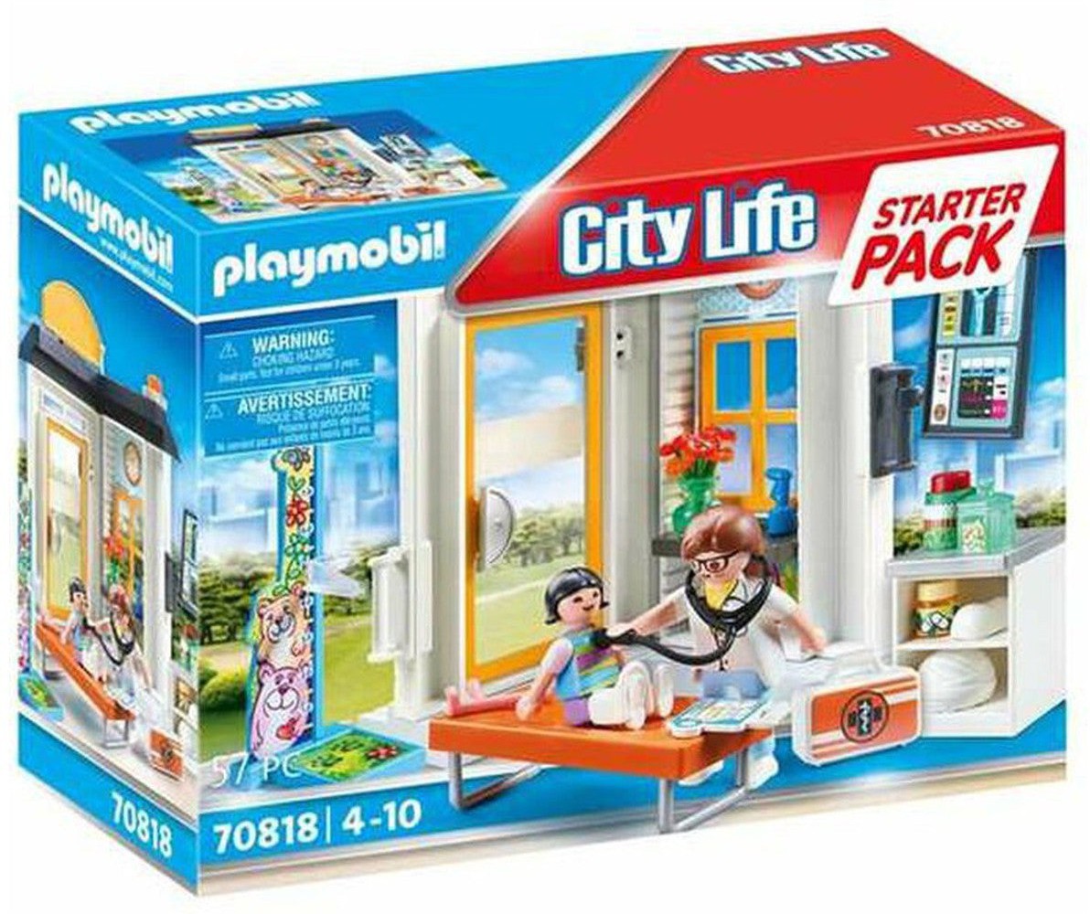 PlaySet Playmobil 70818儿童医生70818（57个PC）