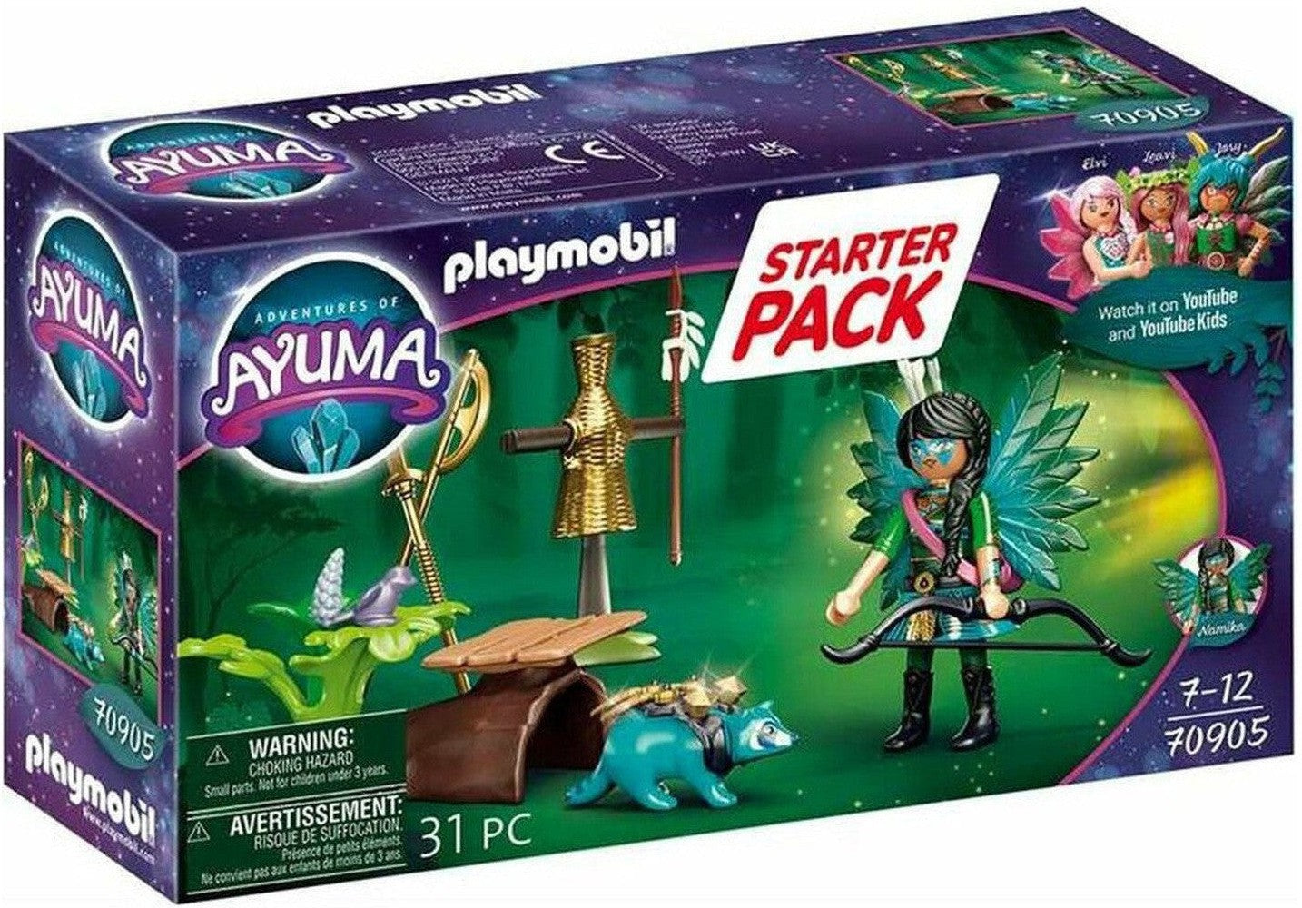 Playet Playmobil Adentures of Ayuma Starter Pack Knight Fairy 70905