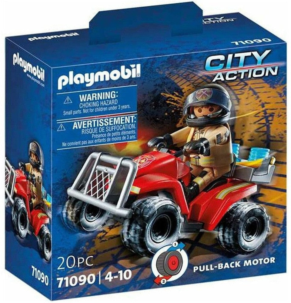 PlaySet Playmobil City Action Brandmän - Speed ​​Quad 71090