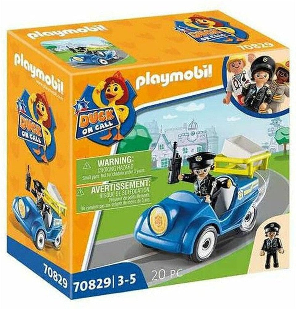 Playset Playmobil Ente auf Call 70829 Mini Police Car (20 PCs)