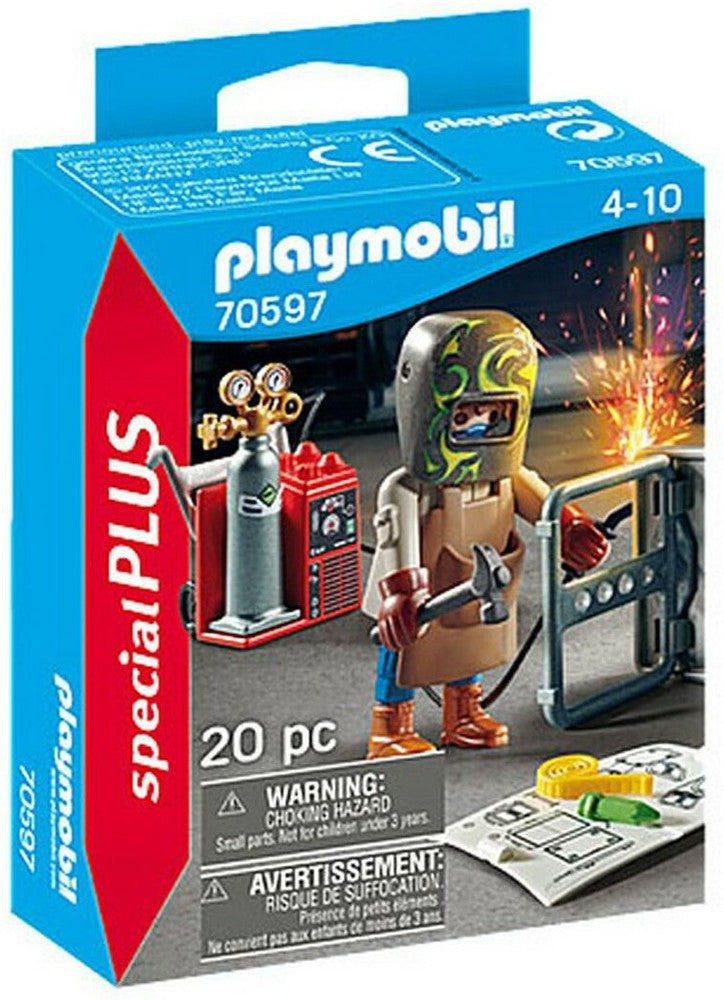 Playset Playmobil Special Plus Welder带设备70597