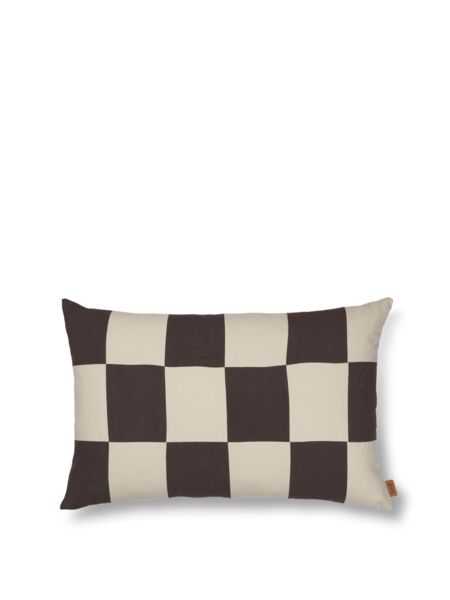 Ferm Living Fold Patchwork Cushion Coffee/Nondyed