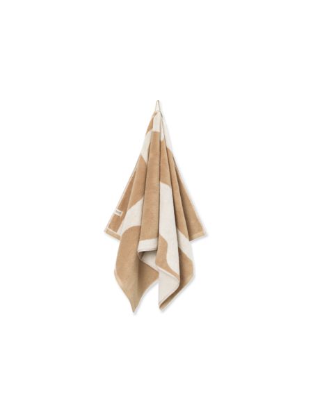 Ferm Living Eb met hand handdoek zand/uit wit wit