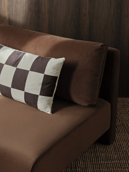 Ferm Living Fold Patchwork Cushion Coffee/Nondyed