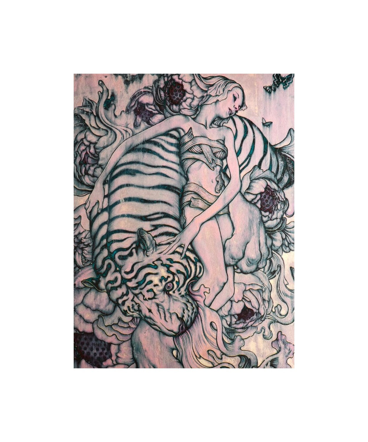 Print Tiger III af James Jean