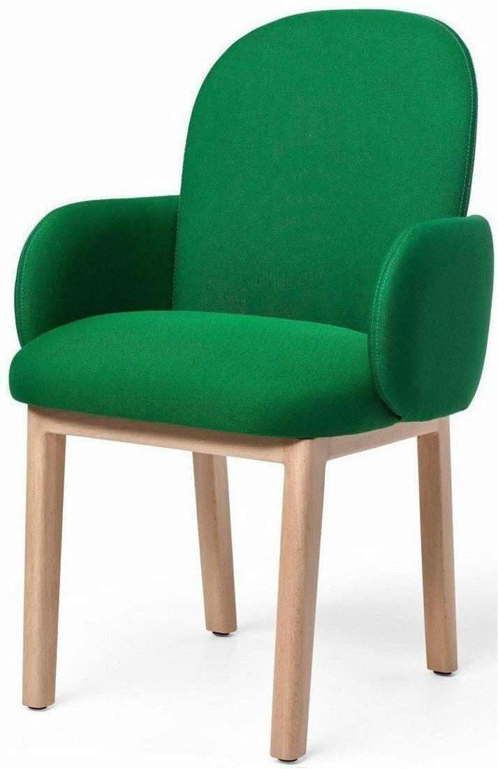 Puik dost silla de comedor madera, verde oscuro