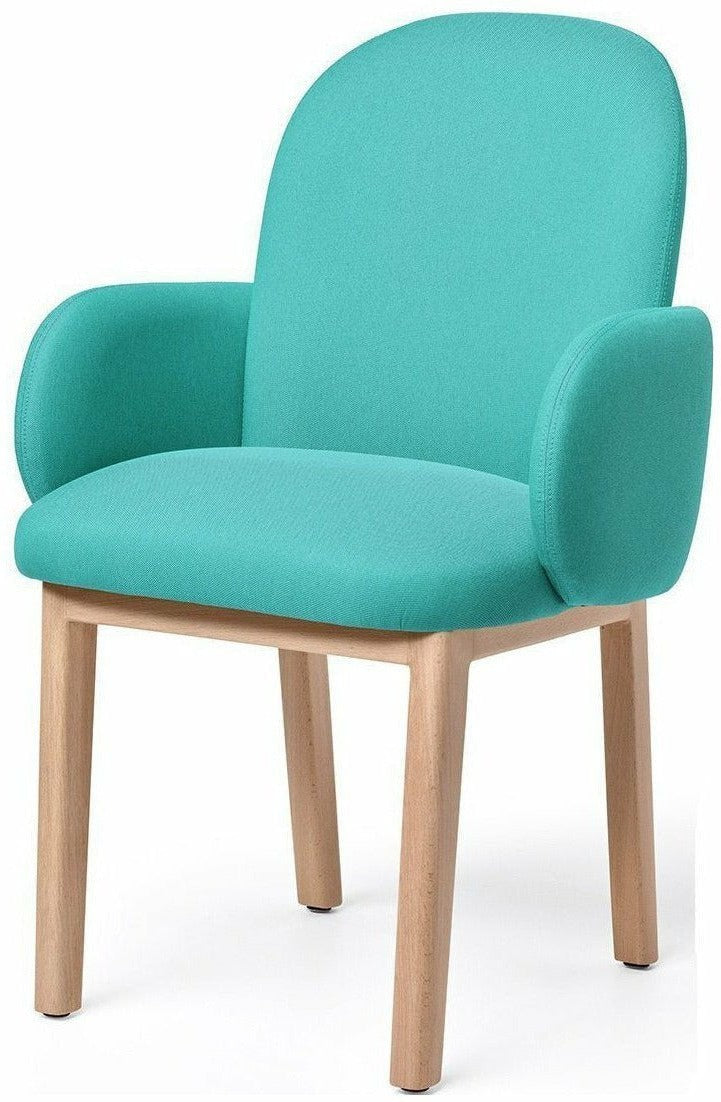 Puik Dost Dining Chair Wood, Light Green