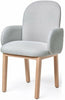 Puik Dost Dining Chair Wood, Light Grey