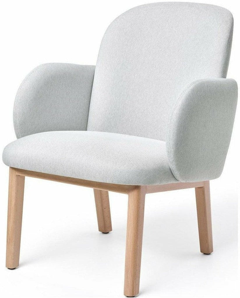 Puik Dost Lounge Chair Wood, Grey