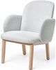  Dost Lounge Chair Holz Grau