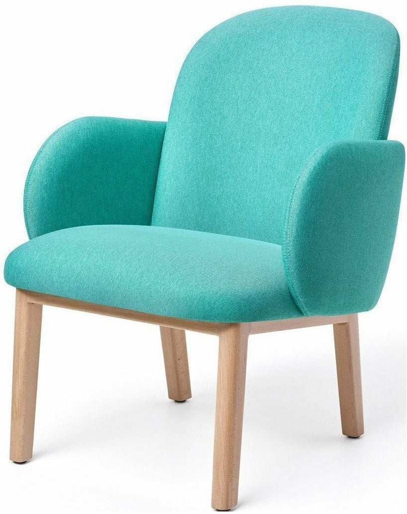 Puik Dost Lounge Chair Wood, Light Green