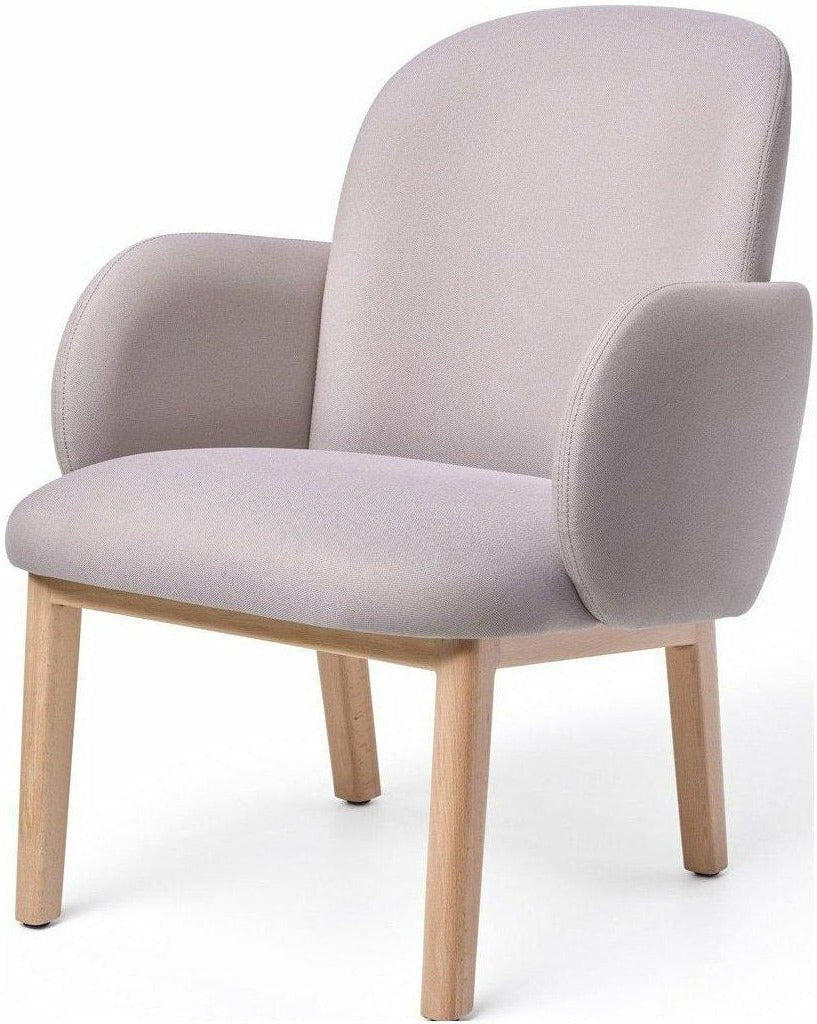 Puik Dost Lounge Chair Wood, Lilac Grey