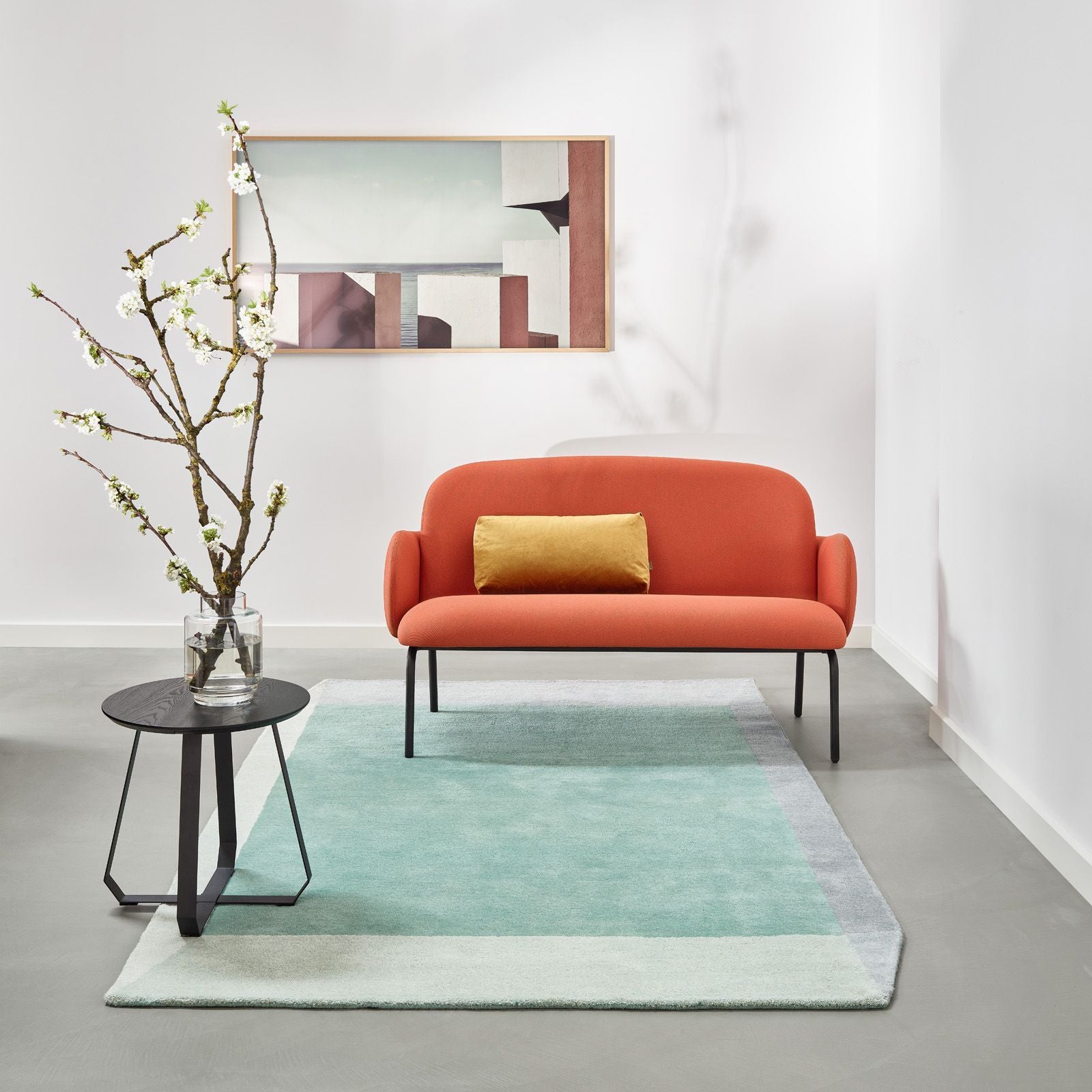 Puik Dost Sofa Steel, Terracotta