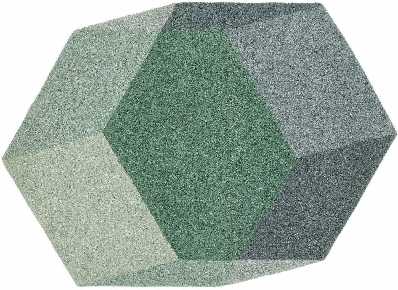 Puik Hexagon ISO Rug, vert