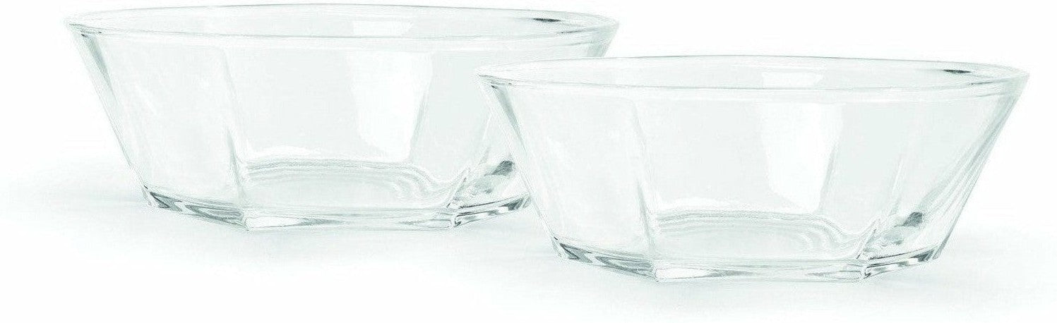 Puik Lucent Glass Bowl Set av 2