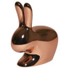 Qeeboo Baby Bunny Chair Metalloberfläche, kupferfarben