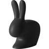 Qeeboo Chaise de lapin par Stefano Giovannoni, noir