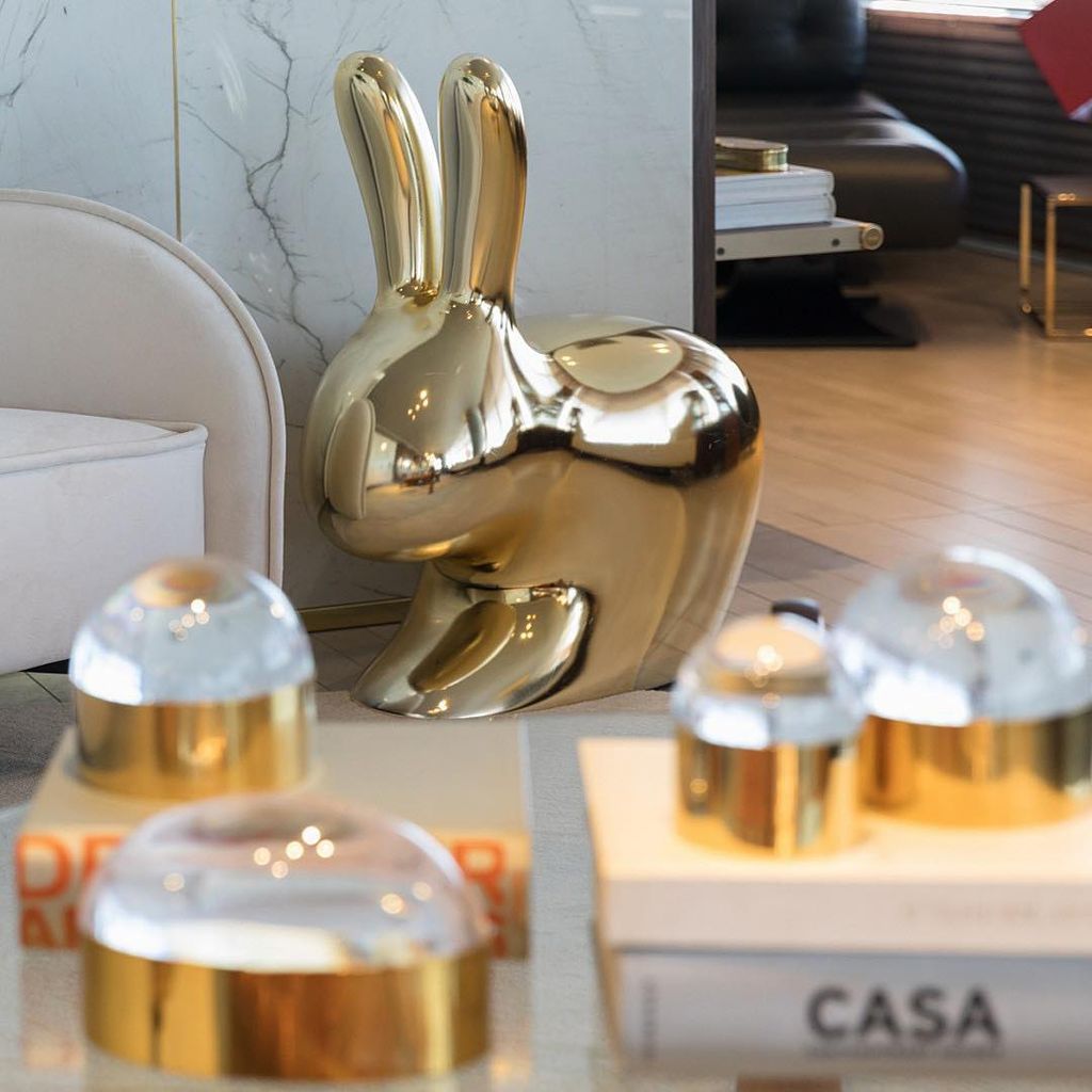 [product_category]-Qeeboo Bunny Chair Metal Finish, Gold-Qeeboo-8052049050562-90004BR-S-QEE-6