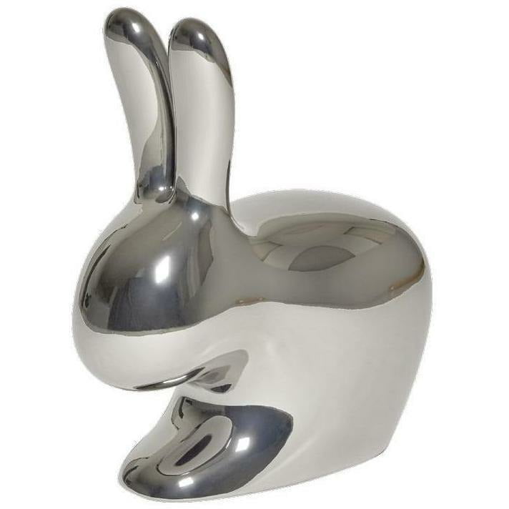 [product_category]-Qeeboo Bunny Chair Metal Finish, Silver-Qeeboo-8052049051910-90004SI-QEE-1