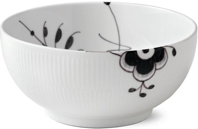 Royal Copenhagen Sort riflet Mega Bowl, 180 Cl