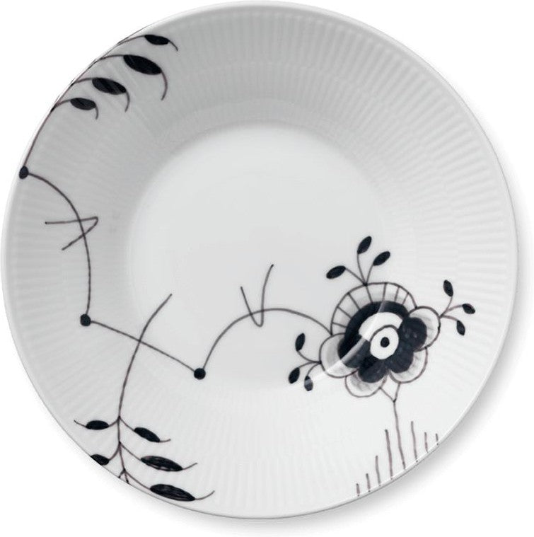 Royal Copenhagen Musta kallas Mega Deep Plate, 24 cm