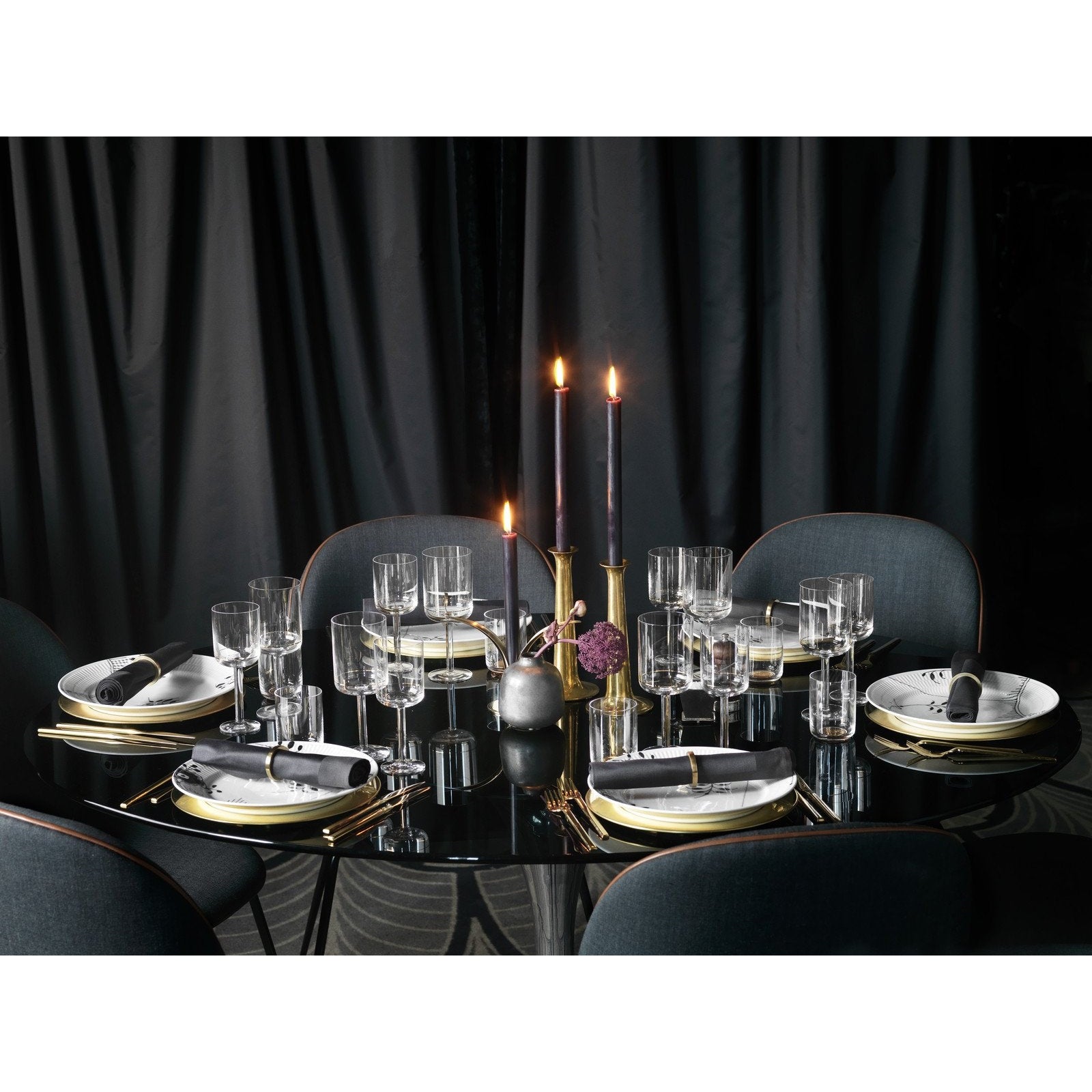 [product_category]-Royal Copenhagen Black Fluted Mega Plate, 27 Cm-Royal Copenhagen-5705140173717-1017471-ROY-6