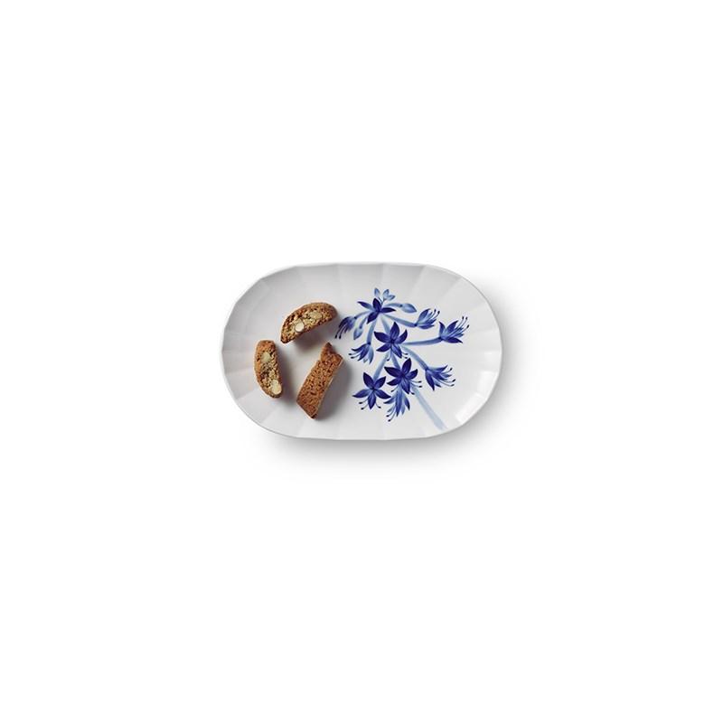 Royal Copenhagen Blomst Plate Funkie, 24 cm