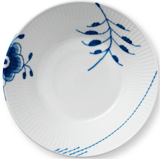 Royal Copenhagen Blue Fluted Mega Deep Plate, 17 cm