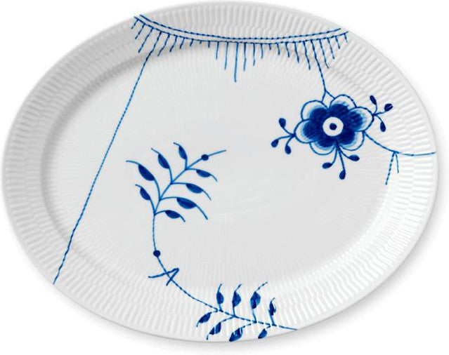 Royal Copenhagen Blauw gecombineerde megaplaat, 33 cm