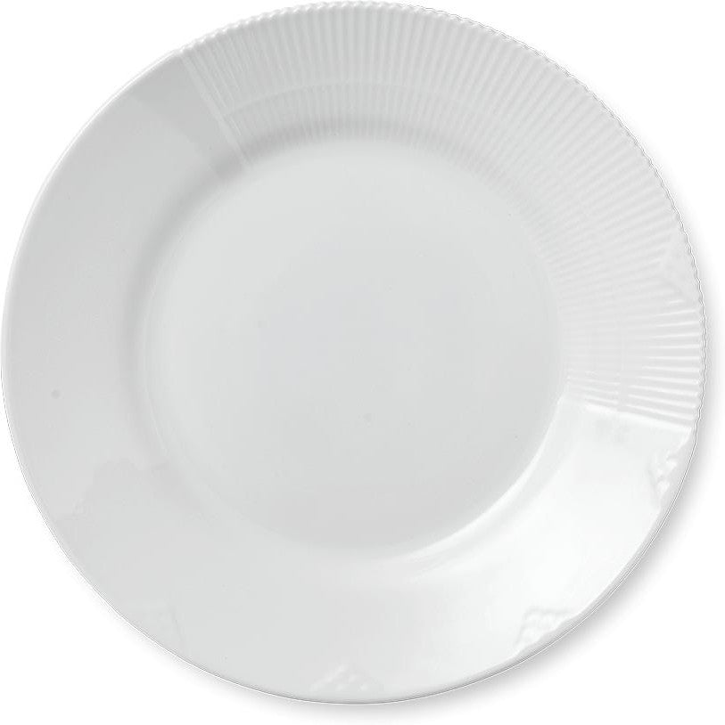 Royal Copenhague Elements White Plate, 26 cm