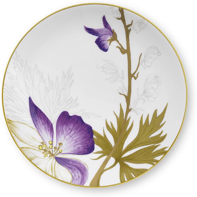 Royal Copenhagen Passy de plaque de flore, 19 cm