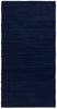 Rug Solid Katoenen tapijt diep oceaanblauw, 140 x 200 cm