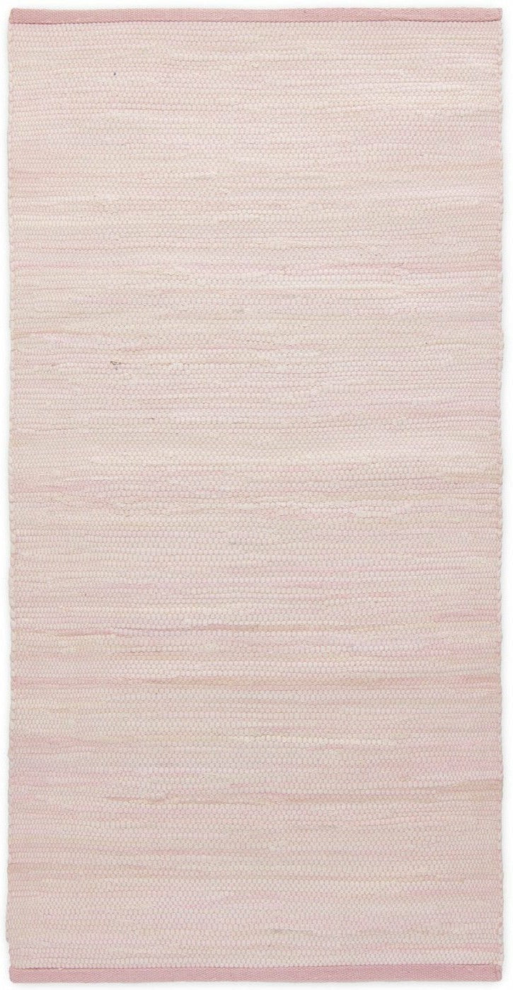 Rug Solid Cotton Rug Misty Rose, 60 X 90 Cm