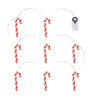 Sirius Hannah Candy Cane Garland, 8 Le DS, Matt/Rot