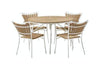 Skargaarden Kerteminde Ø110cm Garden furniture set, 1 tables incl. 4 chairs