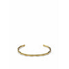 Skultuna Bracelet bambou grand plaqué or, Ø18,5 cm