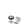 Skultuna Bomber Cufflink Ø1,9 cm, zwart