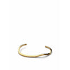 Skultuna Chêne Raw Bracelet Small Gold Plated, ø14,5 Cm