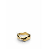 Skultuna Chunky Petit Ring Medium Gold Plated, ø1,81 Cm