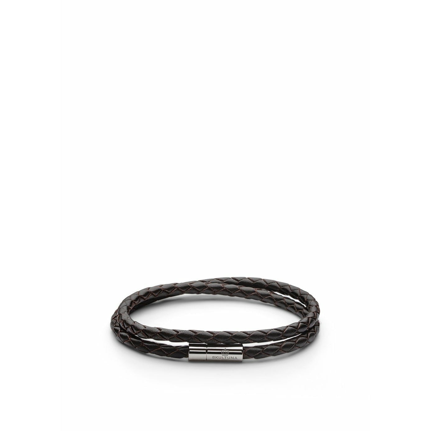 [product_category]-Skultuna Leather Bracelet 4mm Small ø14,5 Cm, Dark Brown-Skultuna-7340037809720-1611-DB-SKU-1