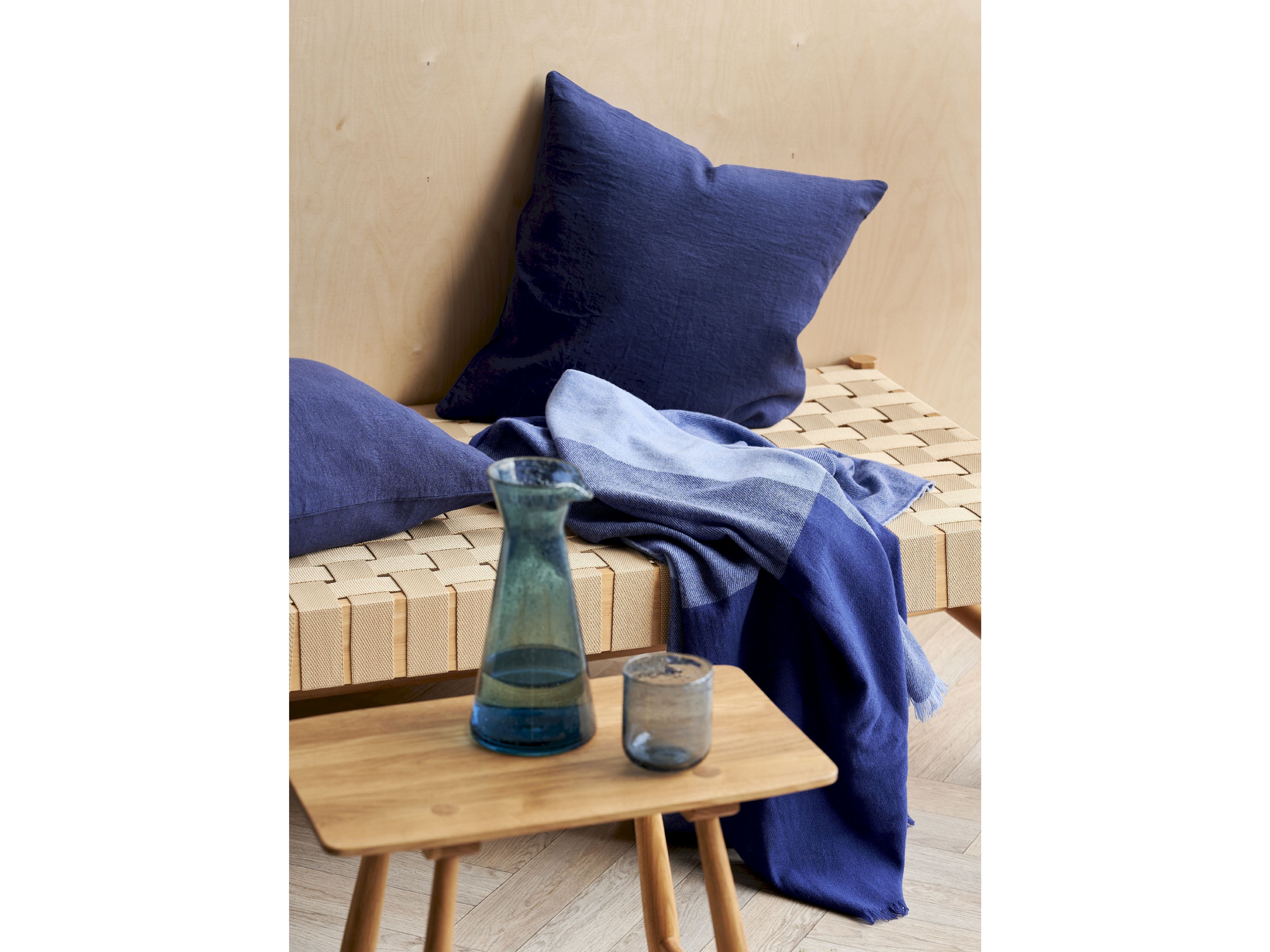 [product_category]-Södahl Linen Cushion 50x50 Cm, Royal Blue-Södahl-5722000258216-25821-SOD-2