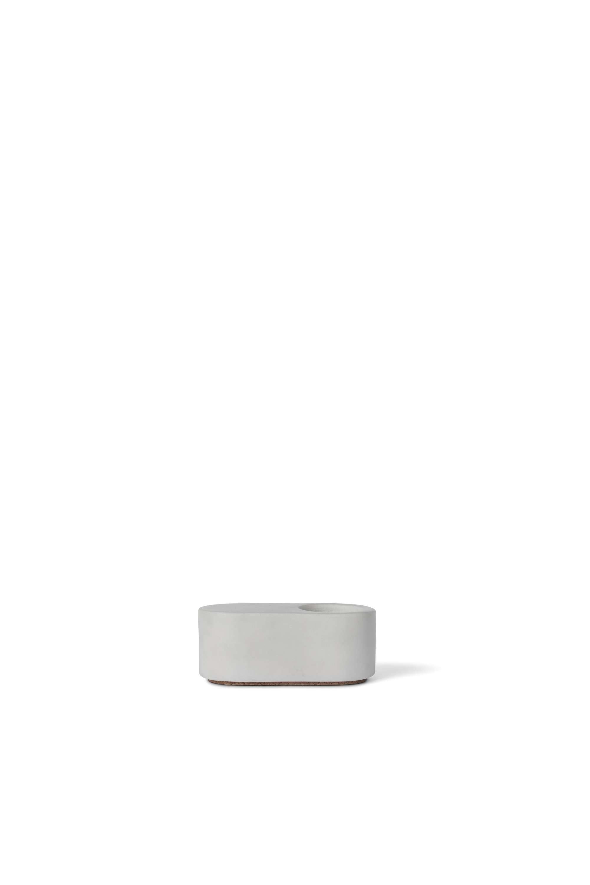 [product_category]-Spring Copenhagen Ovaali Candle Holder, White-Spring Copenhagen-5713487064667-7047-SPR-4