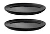 Stelton Theo Plate Ø 22 cm, nero