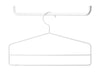 String Furniture String System Coat Hook blanc, ensemble de 4 2